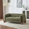 Christopher Knight Home James 63 " Boucle Fabric Loveseat Green - 2 of 4