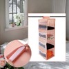 Unique Bargains 2-Shelf Closet Hanging Organizer with Magic Tapes - 4 of 4