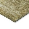 Brown Beige And Gold Abstract Washable Indoor Outdoor Area Rug - 4 of 4