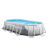 Intex Prism Frame 16.5' x 9' x 4' Oval Above Ground Swimming Pool Set with Filter Pump, Ladder, Pool Cover, and Protective Sun Canopy Shade - 2 of 4
