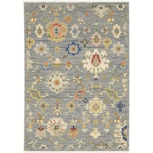 Oriental Weavers Lucca 5507E Grey/ Multi Indoor Area Rug - 2'6" x 12' - 1 of 1