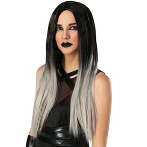 HalloweenCostumes.com  Women Black and Grey Ombre Women's Wig, Black/Gray - 1 of 2