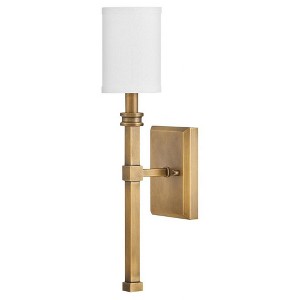Hinkley Lighting Moore 1 - Light Wall Light in  Heritage Brass - 1 of 4