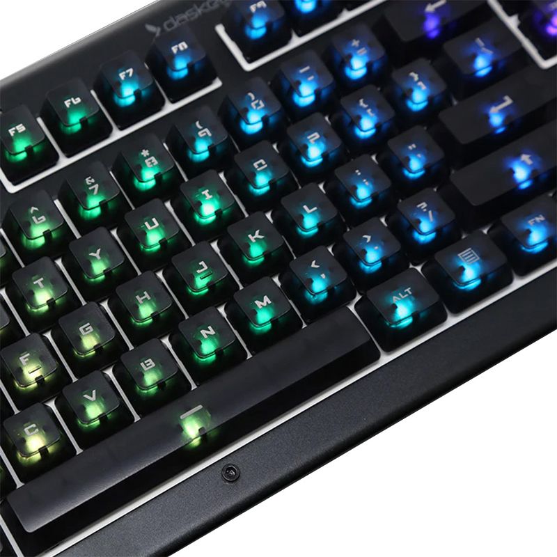 Das Keyboard Translucent RGB Keycap Set for Gamma Zulu Switches (5Q and X50Q) With Keycap Puller, Full-Size 104-108 Keys, 1 of 4