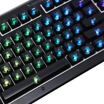 Das Keyboard Translucent RGB Keycap Set for Gamma Zulu Switches (5Q and X50Q) With Keycap Puller, Full-Size 104-108 Keys
