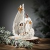 10"H Sullivans Christmas Holy Family And Creche, White, Indoor Christmas Decor - 3 of 4