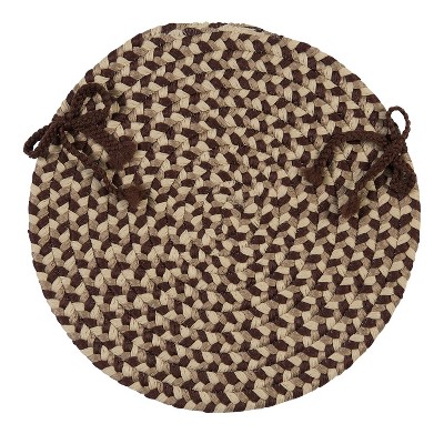 Colonial Mills Burmingham - Brick Brown Chair Pad, Set of 4