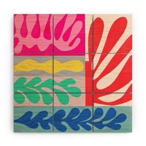 Garima Dhawan cutouts 40 Wood Wall Mural - society6 - 1 of 2