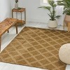 Gulches Versatile Natural Brown Area Rug - Indoor & Outdoor Use, 100% Polypropylene, 63" x 84" - Effortless Elegance - 4 of 4