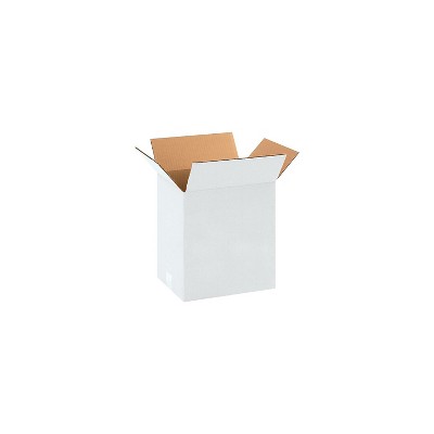 Box Partners Corrugated Boxes 11 1/4" x 8 3/4" x 12" White 25/Bundle 11812W