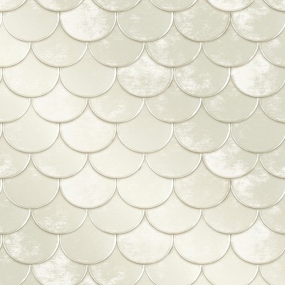 Tempaper Brass Belly Self Adhesive Removable Wallpaper Cream