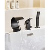 YAWWALK Single-Handle Tub-Mount Roman Tub Faucet with Hand Shower in - 4 of 4