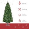 7.5ft Tall Pre-lit Pine Artificial Christmas Tree with Realistic Branches, 450 Warm White LED Lights and 1146 Tips - 4 of 4