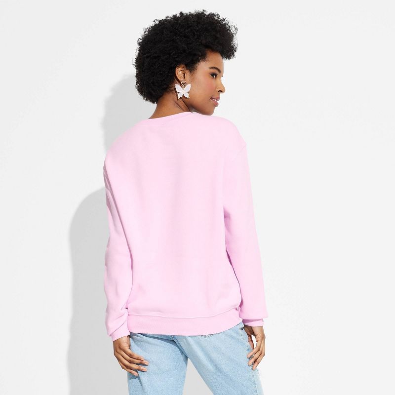 Women's Polly Pocket Graphic Sweatshirt - Pink, 2 of 6
