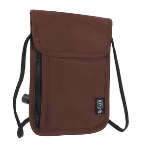 Unique Bargains Waterproof Passport Holder Neck Wallet for Women Men - 1 of 4