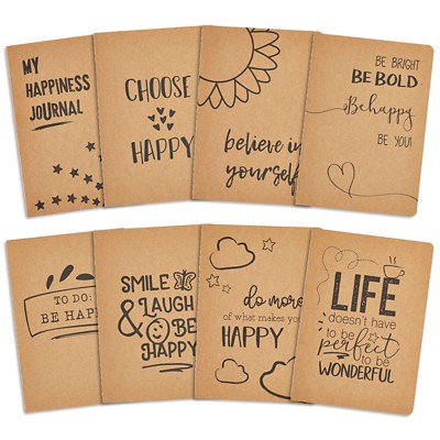 Paper Junkie 12 Pack Small Inspirational Journals For Kids With  Motivational Sayings, School Supplies, 3.5 X 5 In : Target