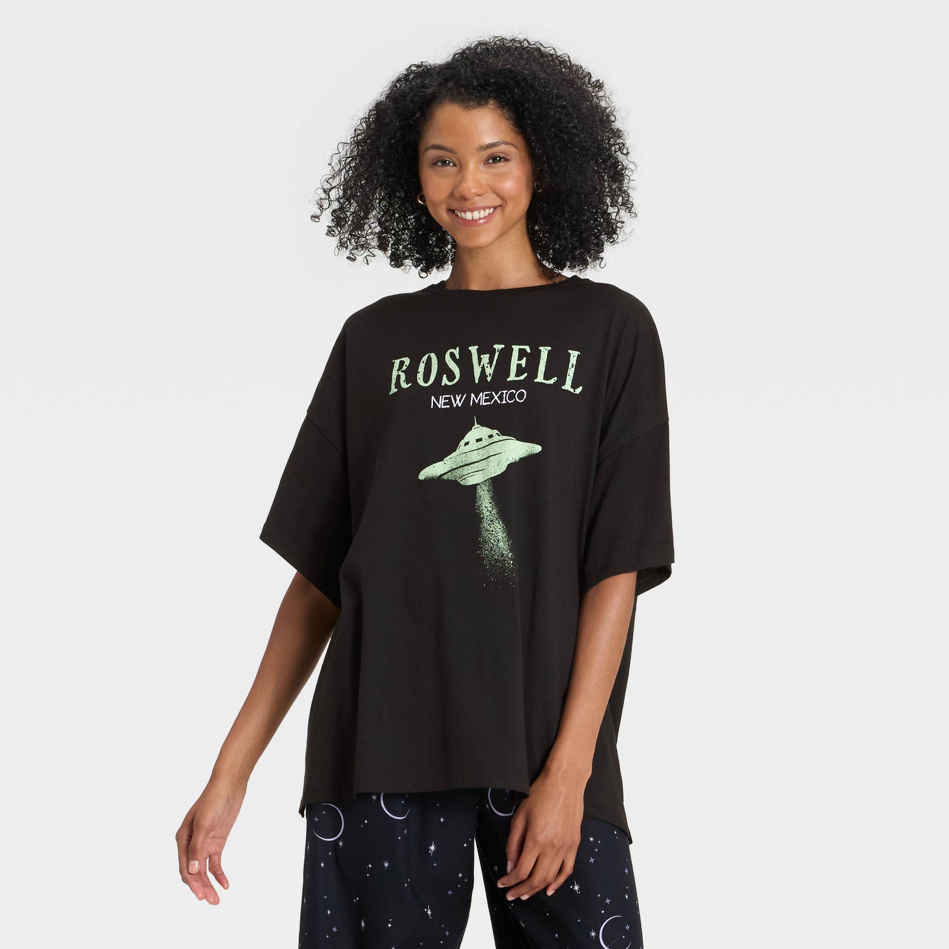 Women's Halloween Oversized Sleep T-Shirt - Hyde and EEK! Boutique™