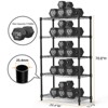 AndMakers 5 Tiers Steel Adjustable Household Shelving Unit (35.4 in. W x 70.8 in. H x 13.7 in. D) - 3 of 4