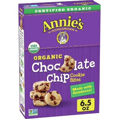 Annie's Organic Chocolate Chip Cookie Bites - 6.5oz