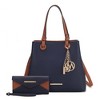 MKF Collection Kearny Vegan Leather Women’s Tote Bag with Wallet by Mia K- 2 pieces - 2 of 4