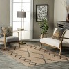 Nuloom Nita Bands Easy-Jute Pet Friendly Machine Washable Area Rug, 4' x 6', Natural - 2 of 4
