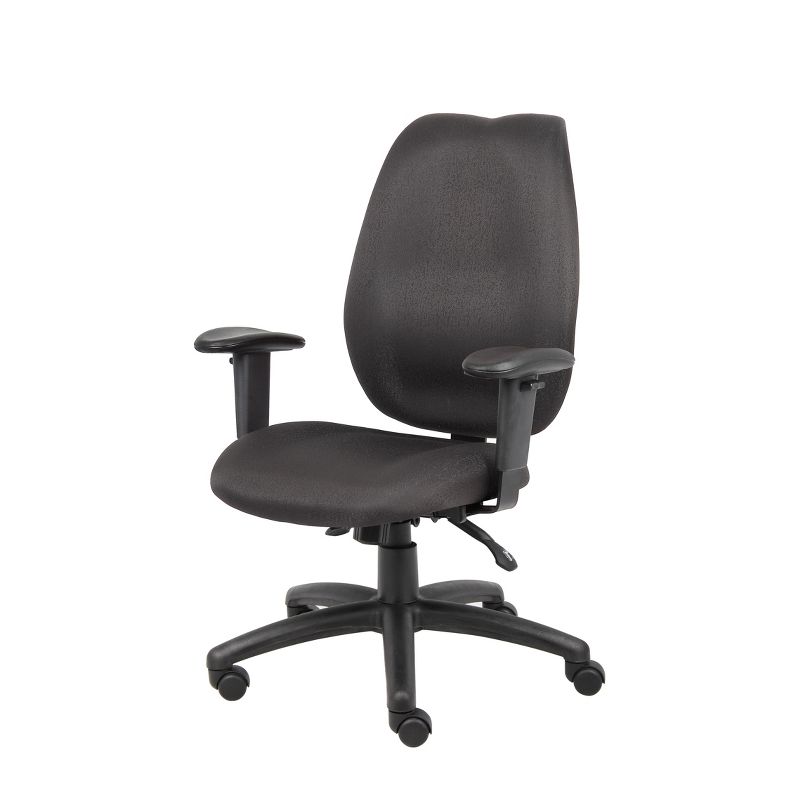 High Back Task Chair with Seat Slider Black - Boss Office Products, 6 of 9
