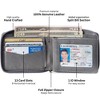 Alpine Swiss Logan Mens RFID Safe Zip Around Wallet Cowhide Leather Zipper Bifold with Gift Box - 3 of 4