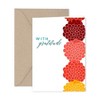 Paper Frenzy Vibrant Fall Floral Thank You Note Cards & Kraft Envelopes - 25 pack - 4 of 4