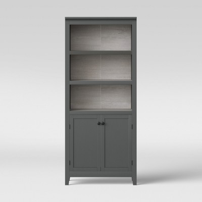 target gray bookshelf