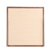 GlasFlength Decorative Wall Mirrors Contemporary Framed Mirror with Warm Finish Simple Design for Modern Interiors Living, Brown, 38"*1"*38" - 4 of 4
