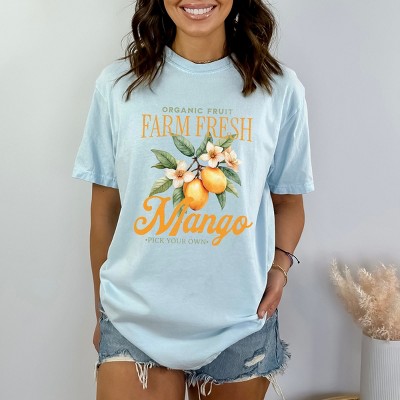 Simply Sage Market Farm Fresh Mango Garment Dyed Tee
