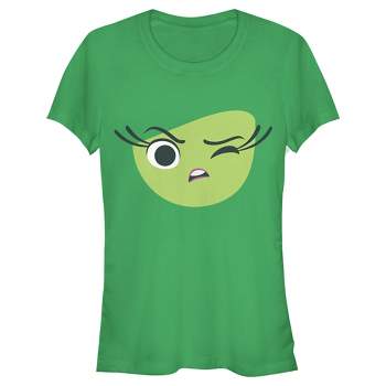 Juniors Womens Inside Out Disgust Halloween T-Shirt