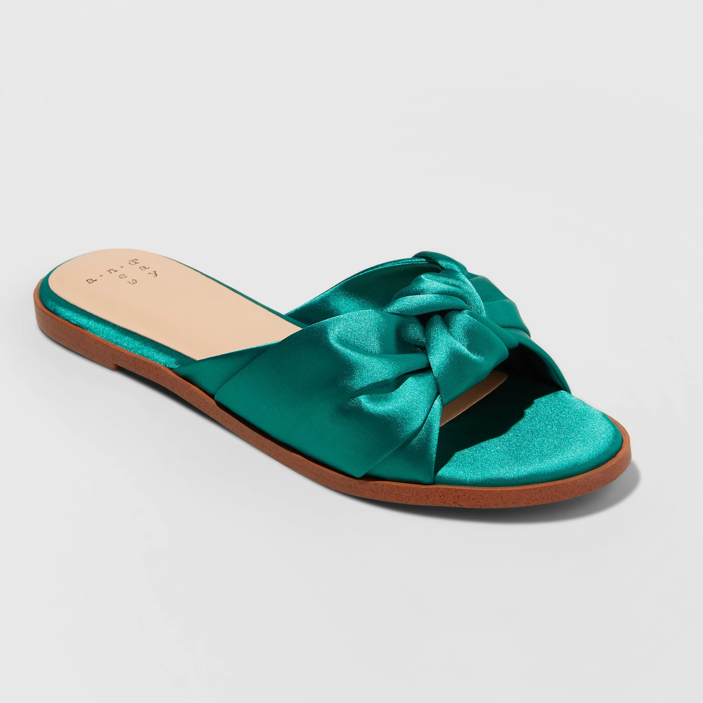 Stacia Knotted Satin Slide Sandals by A New Day from Target