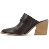 Journee Collection Womens Jinny Slip On Block Heel Mule Pump - 2 of 4