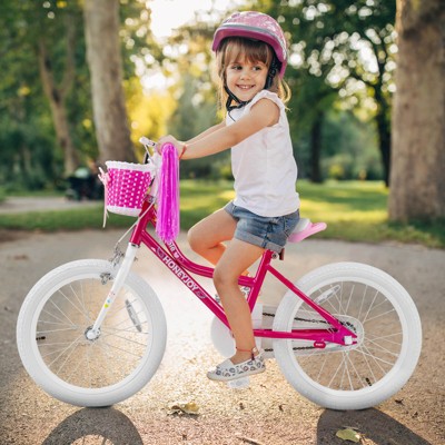 Infans Kids Bicycle 18" Toddler & Kids Bike w/Training Wheels for 6-8 Year Old Kids