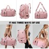Gym Duffle Bag for Women Men, Sports Backpack with Wet & Shoe Compartment - 4 of 4
