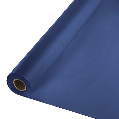 Navy Blue Disposable Tablecloth