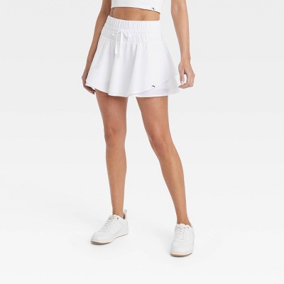 Image of Women's High Rise Flowy Skort - JoyLab™ White L