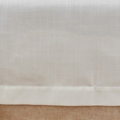 Ivory and Natural Double Layer Rectangular Tablecloth