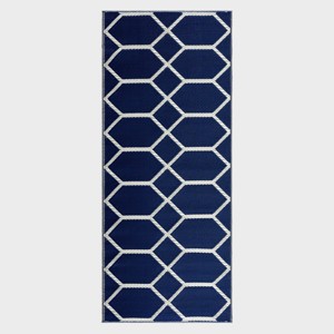 Playa Rug Miami Recycled Plastic Indoor Outdoor Floor Mat - 1 of 4