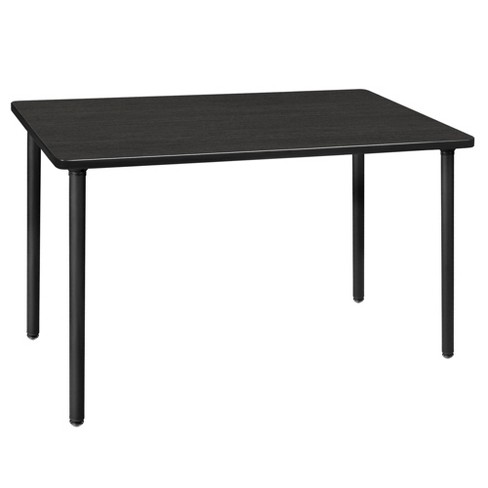 5pc Folding Table Set Black - Plastic Dev Group : Target