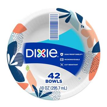 Dixie Disposable Paper Bowls – 42ct/10oz