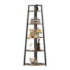 MAYEERTY 5-Tier Corner Shelf, 70" Tall Corner Ladder Shelf Small Bookshelf - 4 of 4