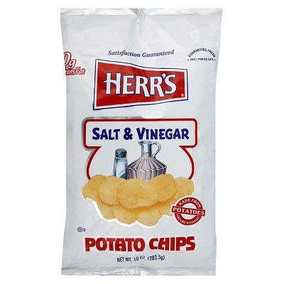 Herr's Salt & Vinegar Salt & Vinegar Potato Chips - 10oz