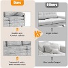 108" Modular Sectional Cloud Couch, Modern Chenille L Shaped Modular Sofa, Sectional Sofa for Apartment - 3 of 4