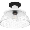 Quoizel Lighting Otten 1 - Light Semi-Flush Mount in  Matte Black - 4 of 4