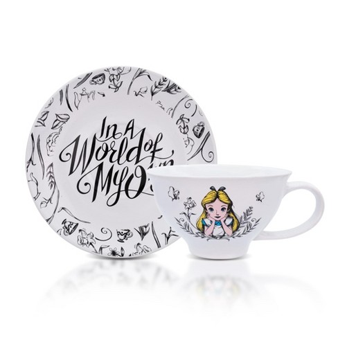 Alice in Wonderland Stacked Teacups 3D Sculpted Mug Silver Buffalo