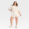 Women's "Send Another Spritz" Short Sleeve Graphic Oversized T-Shirt - White - 3 of 3