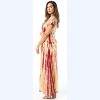Riviera Sun Casual Short Sleeve Maxi Dress with Side Slit 21771-CHR-L - 2 of 3