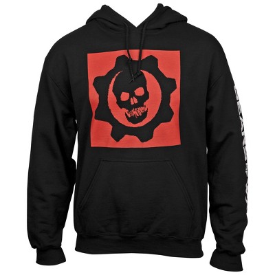 Mens Gears of War Symbol Hoodie With Sleeve Prints